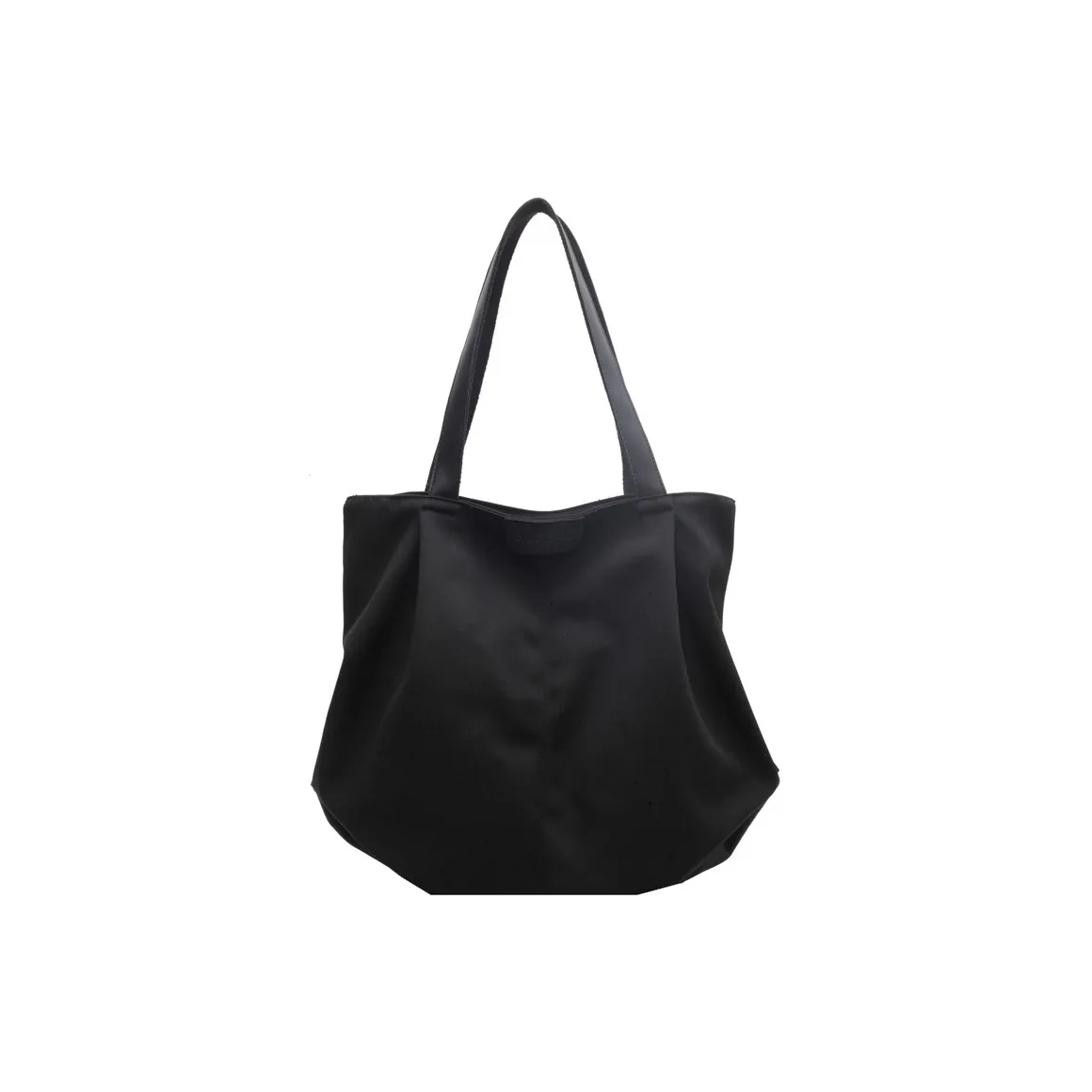 Boniu Canvas Bag Shoulder Bag Standard Women's Black Ecru Khaki Boniu Холщовая сумка плечевая сумка стандартная женская черный экрю хаки