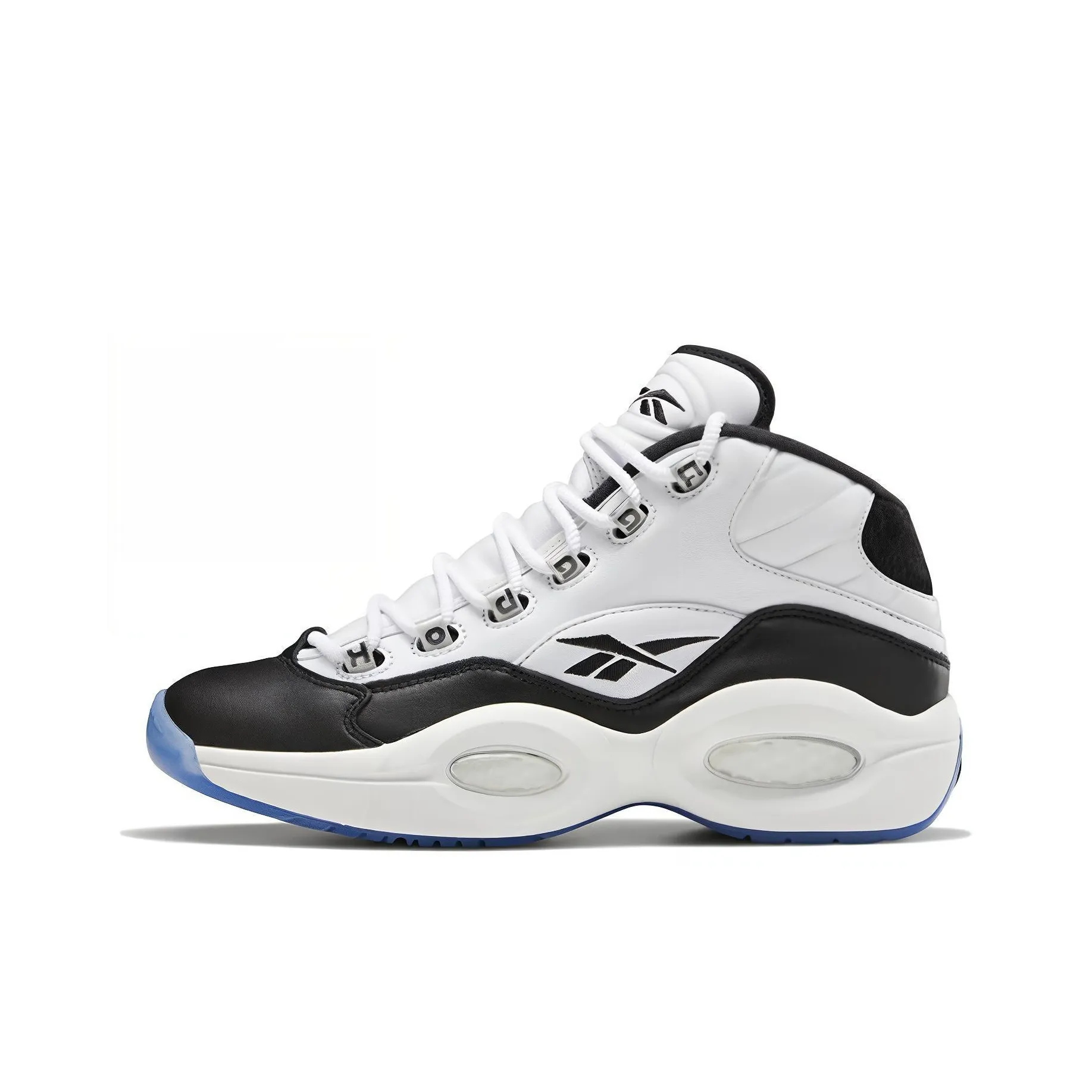 Tyrrell Winston x Reebok совместный бренд Question Mid Топ Винтажные баскетбольные кроссовки Унисекс Черный Белый