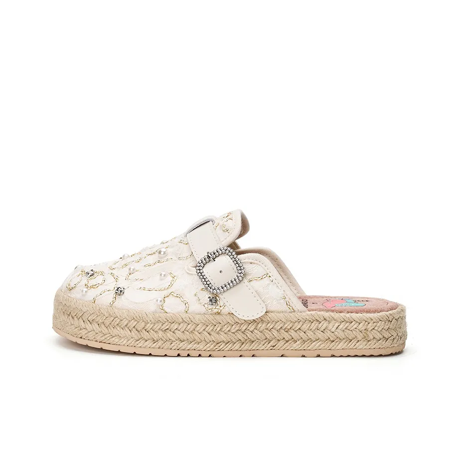 Joy&Mario Plastic Closed Toe Slippers Women's