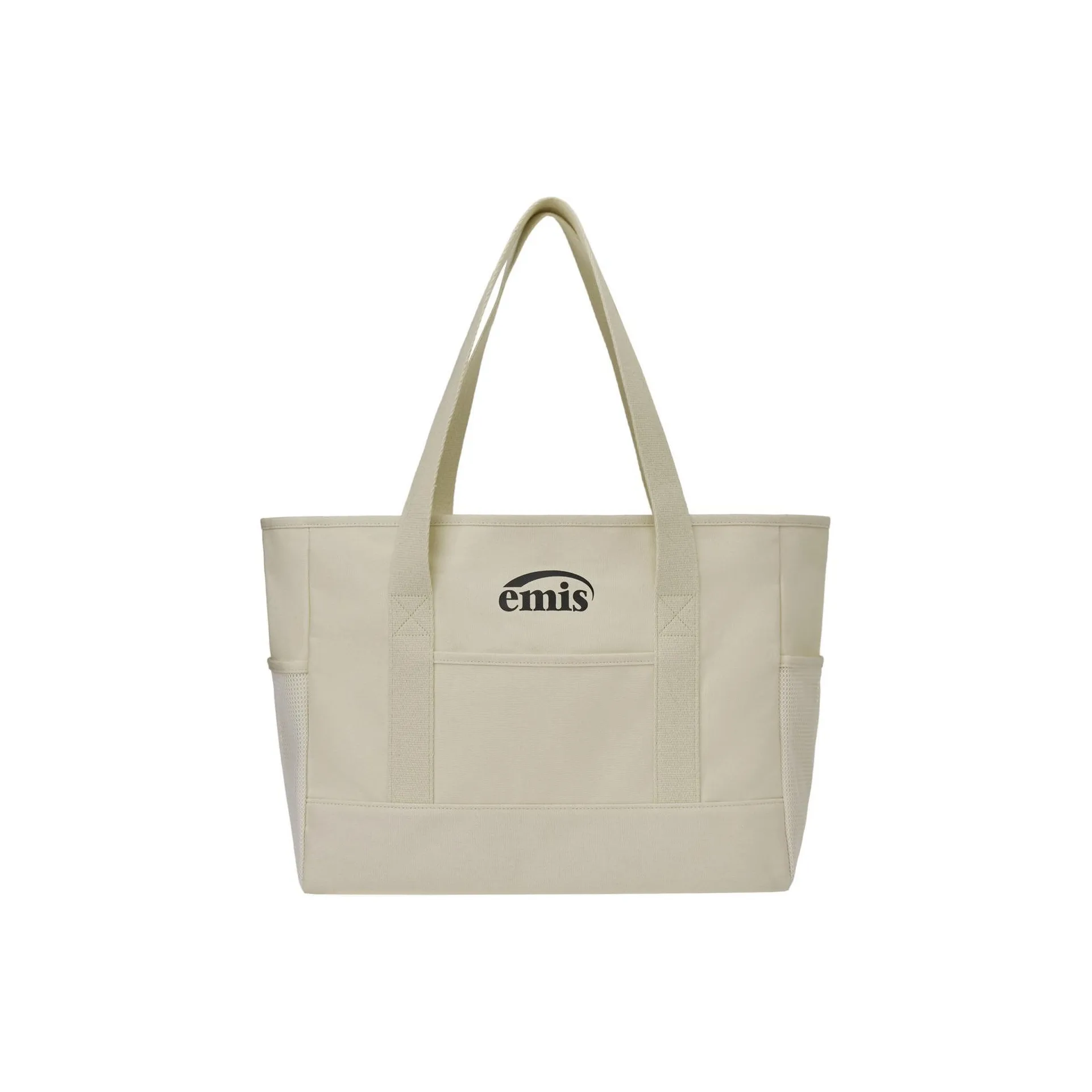 Emis Хлопок Тоут Сумка Сумка для покупок Сумка Сумка через плечо Большая Унисекс Естественный