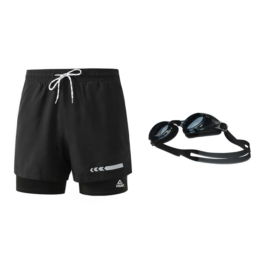 PEAK Swimming Sets Polyester Polyester Elastane Pool Men's Black