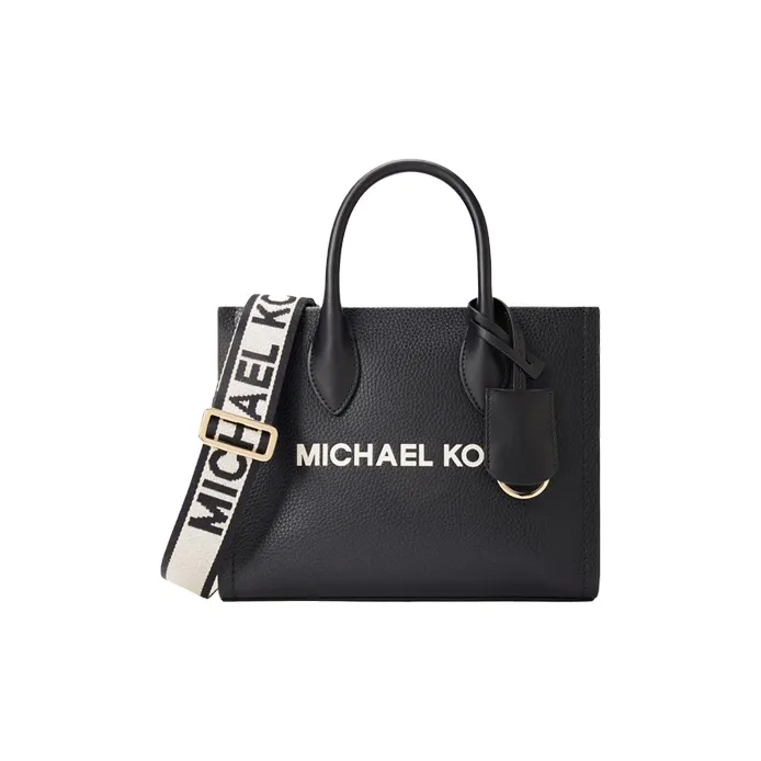 MICHAEL KORS Mirella Artificial Leather Tote Bag Shopping Bag Handbag Small Size Women's Black/Magenta/Green