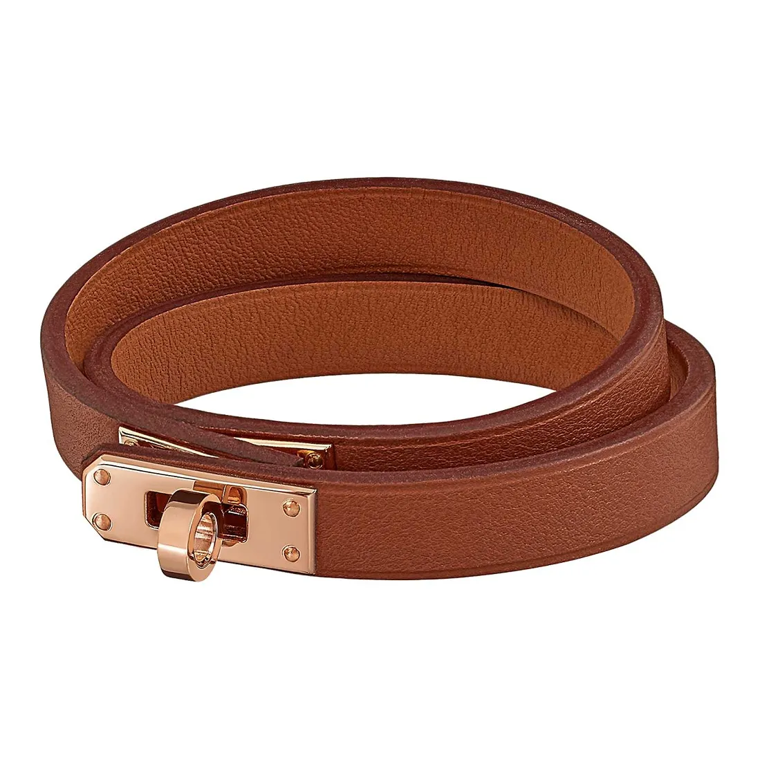 HERMES Leather Wristbands Women's
