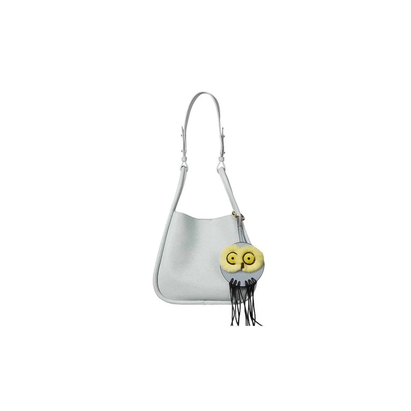 WANACCESSORY Cow Leather Handbag, Shoulder Bag Regular Women's Dusty Blue/Lithospermum Pink/Cookie