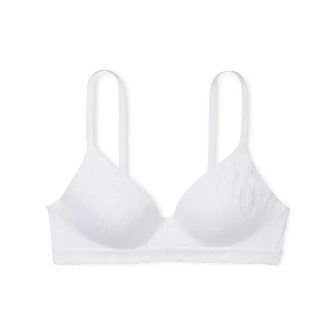 Victoria's Secret THE T-SHIRT Lightly Lined Wireless Bra/VS White Bra Women's White