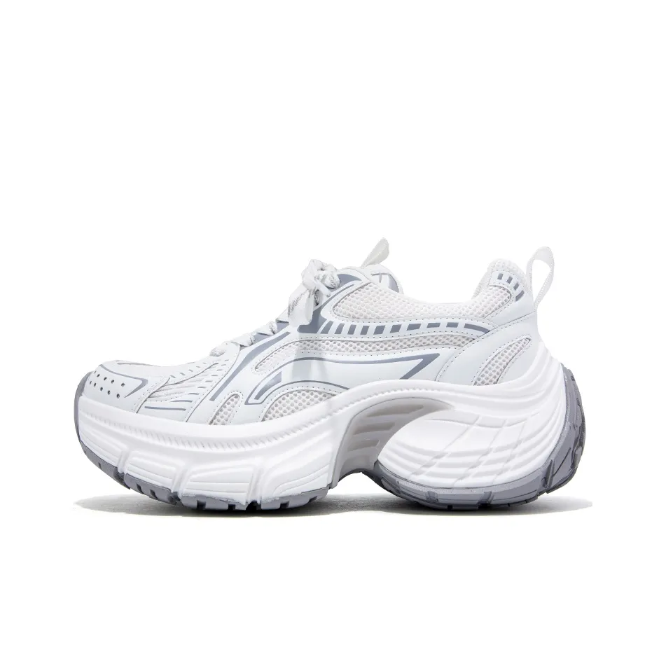 FALLINMISS Chunky Sneakers Women's Low Top Ice Gray White/Digital Gray Purple/Iron Gray Gunmetal/Star River Silver Blue/Silver Cloud Pink
