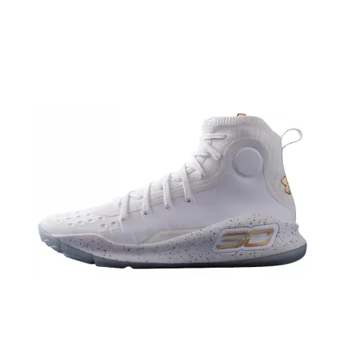 Under Armour Curry 4 Баскетбольные кроссовки Низкие Белые Унисекс