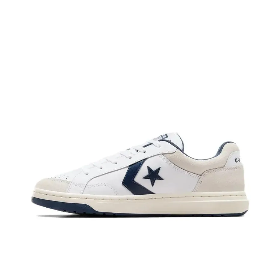 converse Purcell Pro Blaze Classic Wear resistant And Lightweight Low Top Vintage Basketball Shoes Unisex White