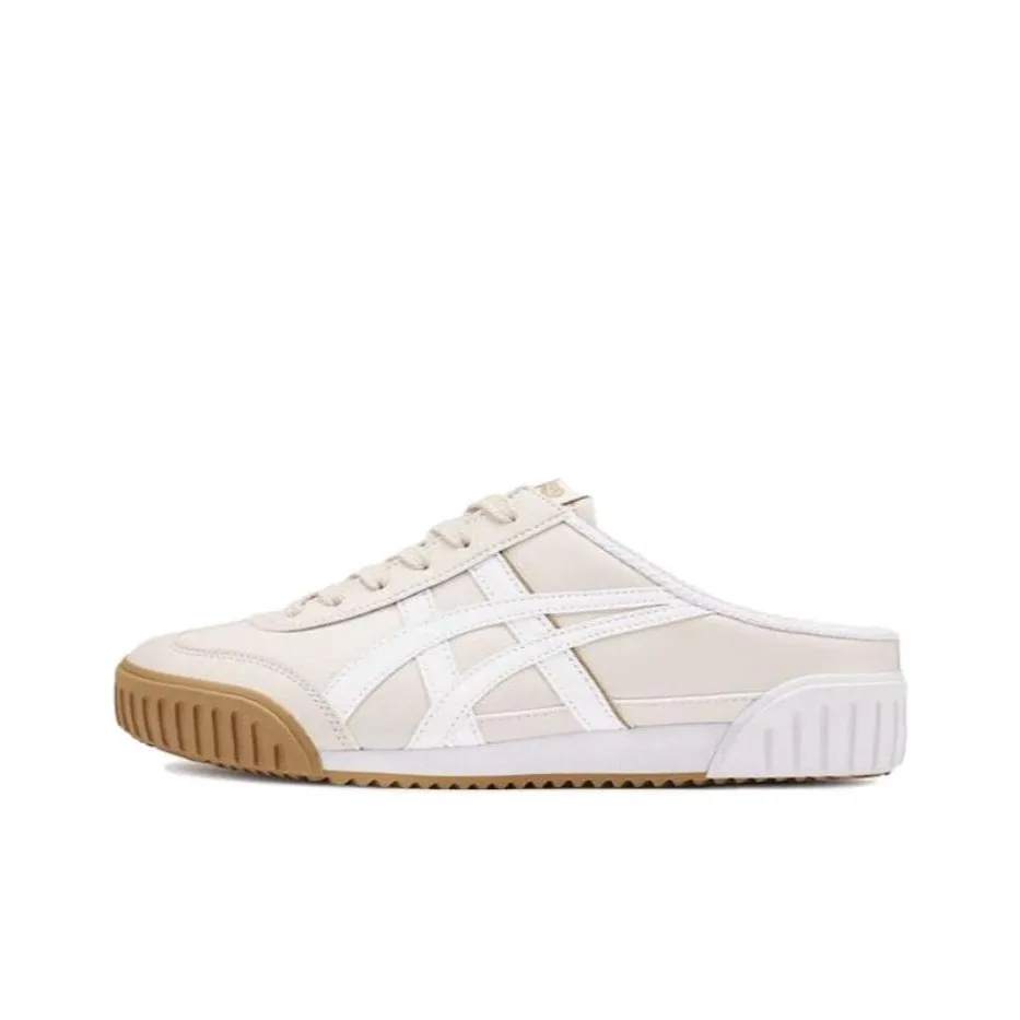 Onitsuka Tiger MACHUATION SABOT Slip Resistant And Breathable Low Top Casual Shoes Unisex White