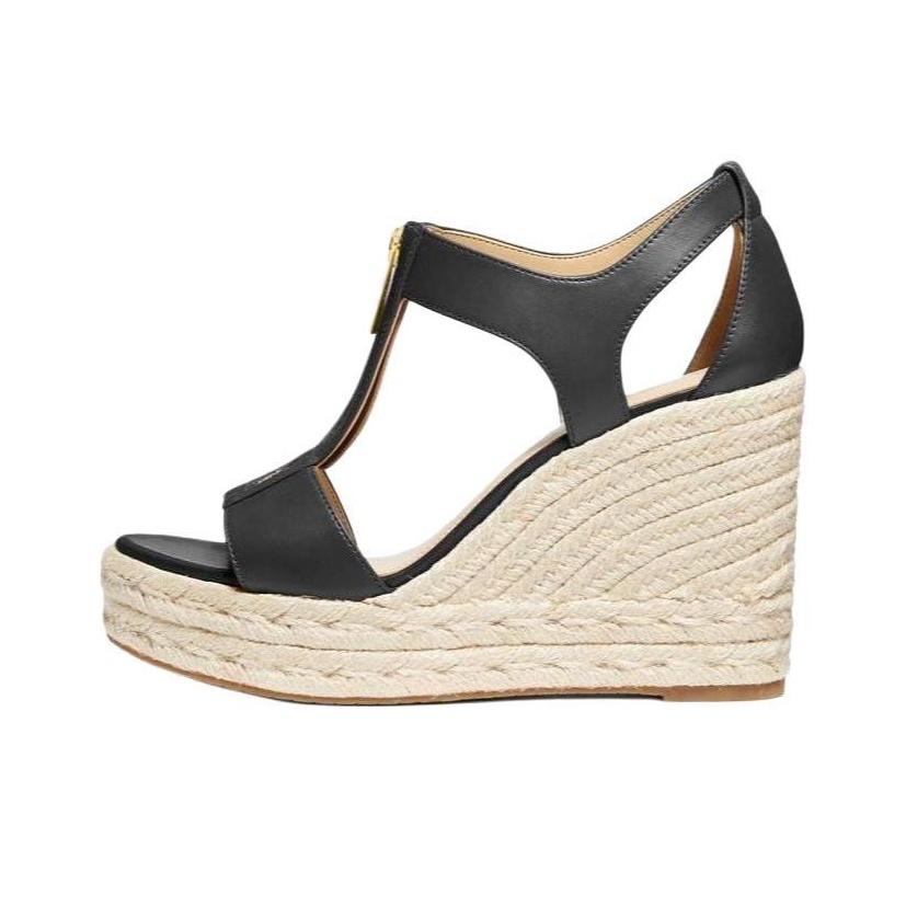 プラットフォーム☆レトロ風サンダル【Michael Kors★Leia★ Leia Leather Platform Sandal | Michael Kors [US]