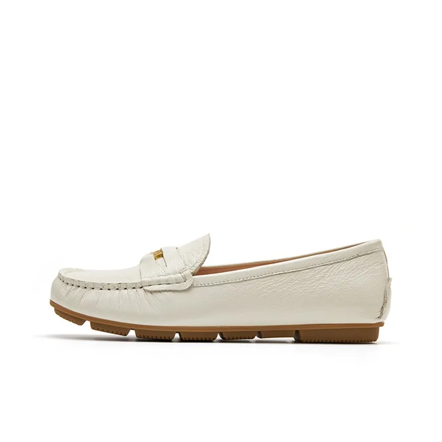 Marie Claire Loafers Women's Ceramic Milk White/Maple Sugar Warm Apricot