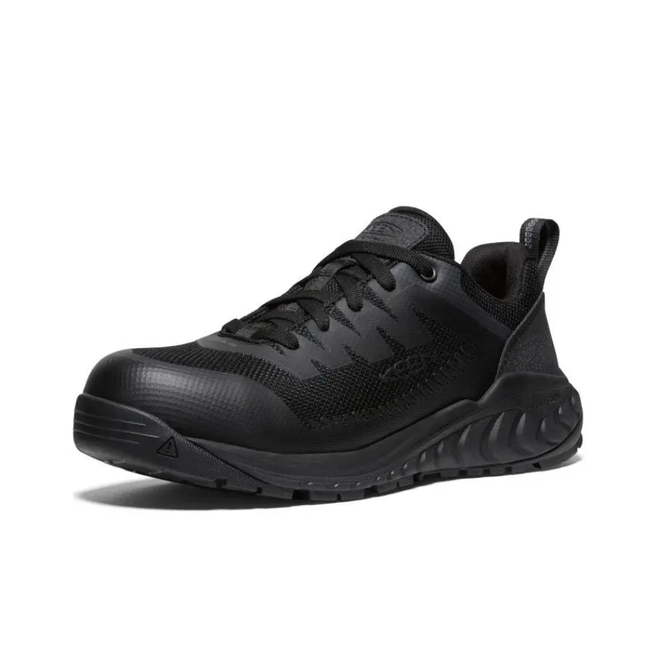 KEEN Arvada ESD Cushioned Slip Resistant Low Top Casual Shoes Men's Black