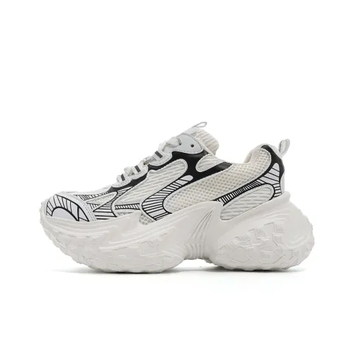 EBLAN Толстоподошвенные кроссовки Low Top Белые Женские