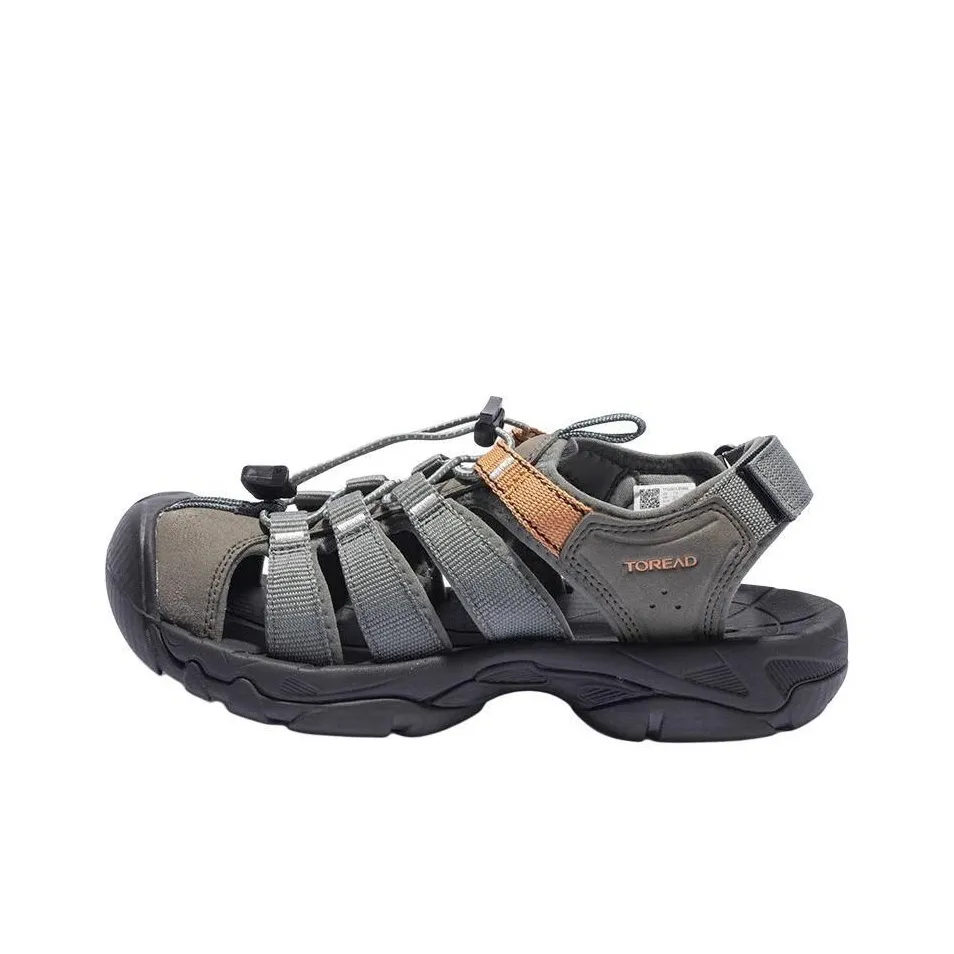TOREAD Пляжные сандалии Мужские Серый Черный