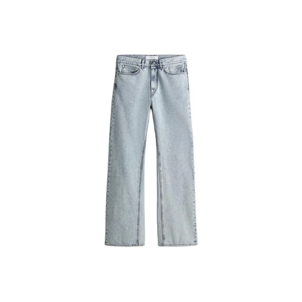 Rokh X H&M ROKH Collaboration Jeans Men Light Blue