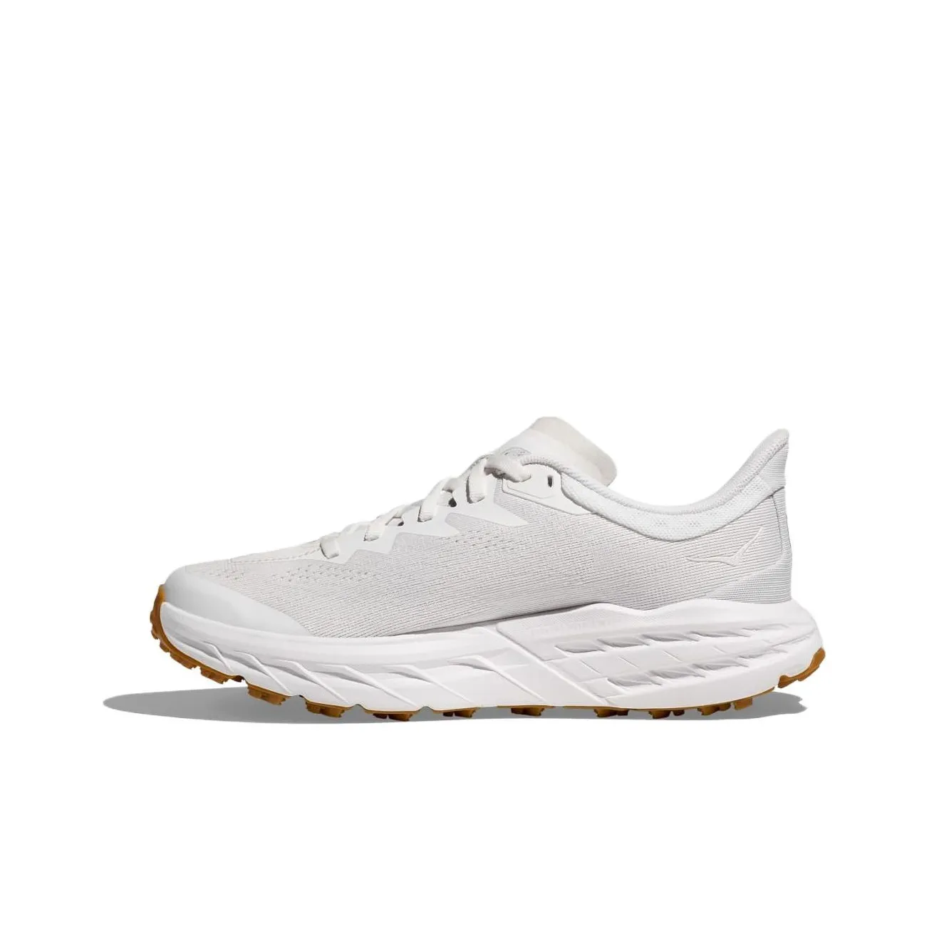 HOKA ONE ONE Speedgoat 5 Амортизаторы Slip-resistant Низкий топ Беговые кроссовки Мужские Белые