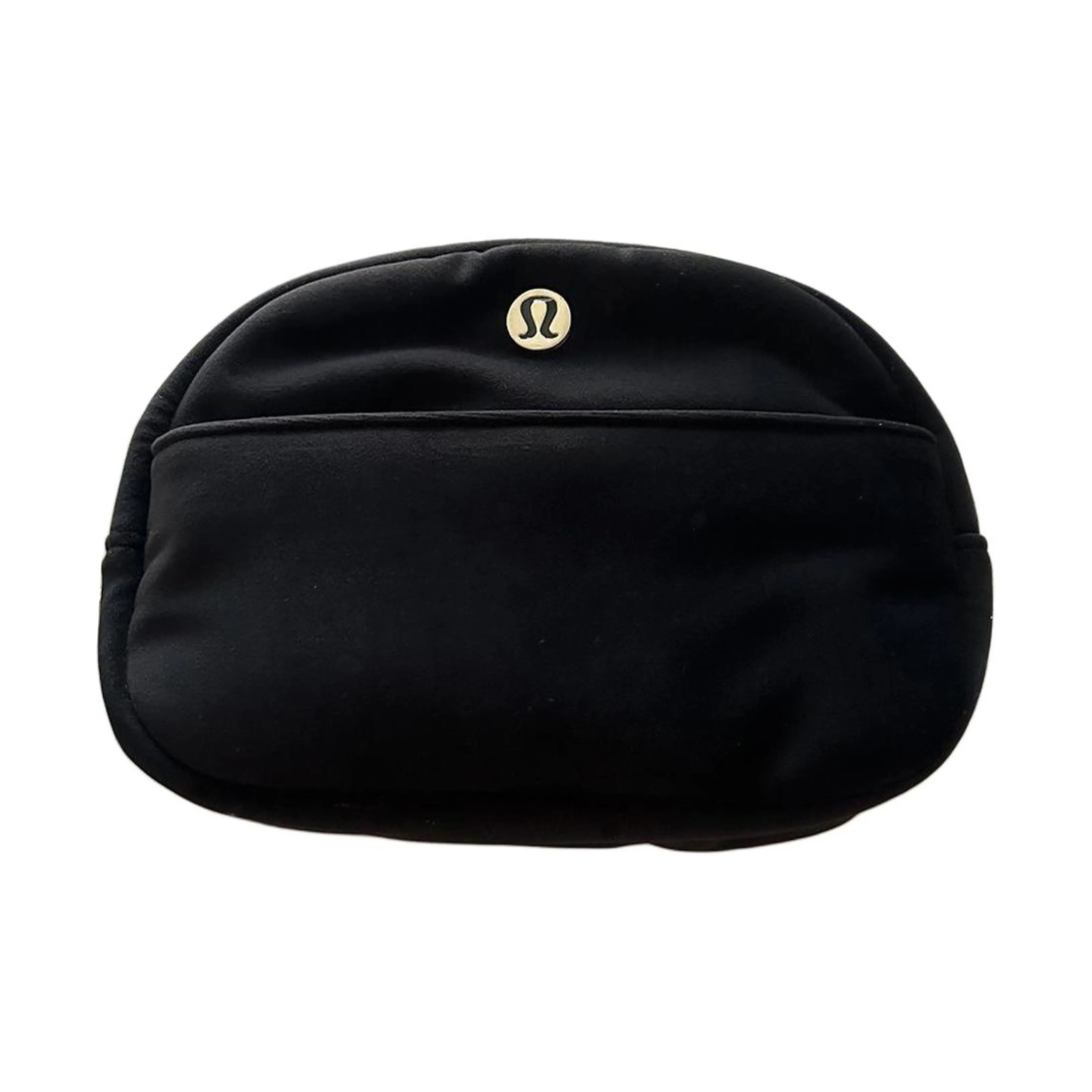 lululemon Полиэстер Хранение Сумка Мини Женский Черный Золото