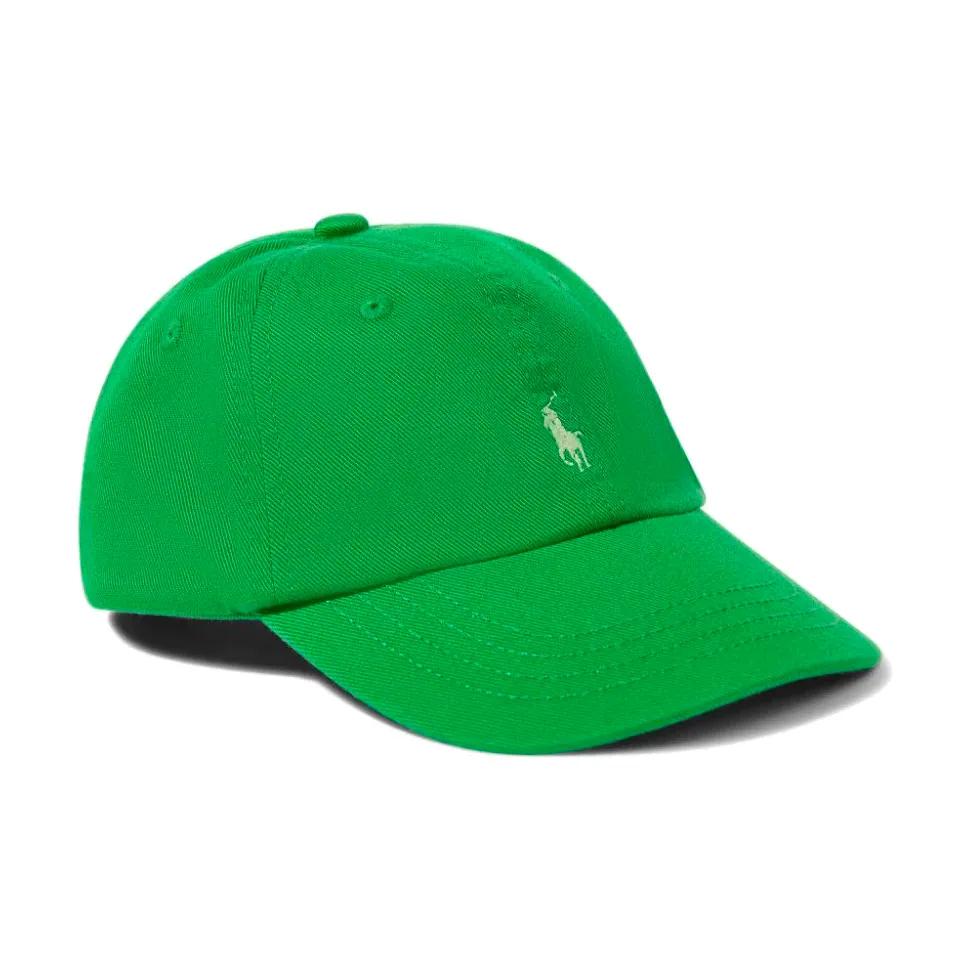 Ralph Lauren Kids Embroidered-logo Cotton Cap