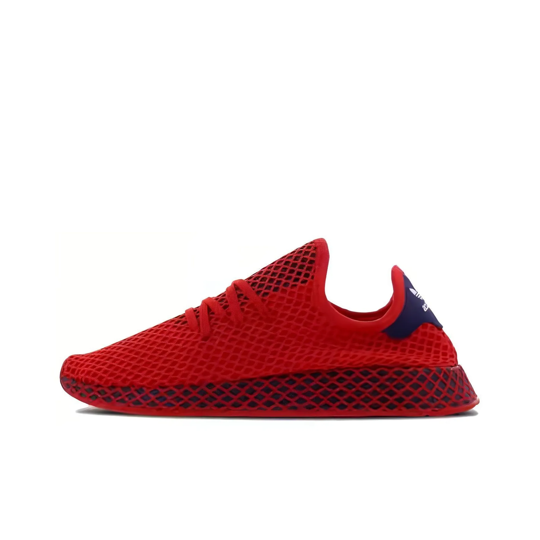 Adidas Originals Deerupt Cushioned Anti-Slip And Wear-Resistant Lightweight Low-Top Casual Shoes Footwear Unisex Red