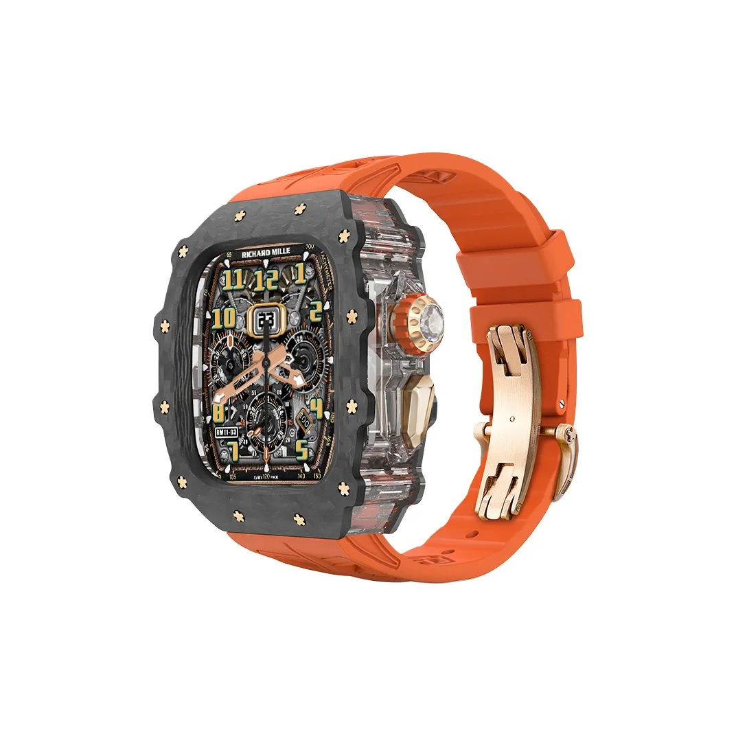 Akkerds Ремешок Apple Совместимость Фторкаучук Материал Часы S11 S10 S9 SE 8 Ultra 49 Часы