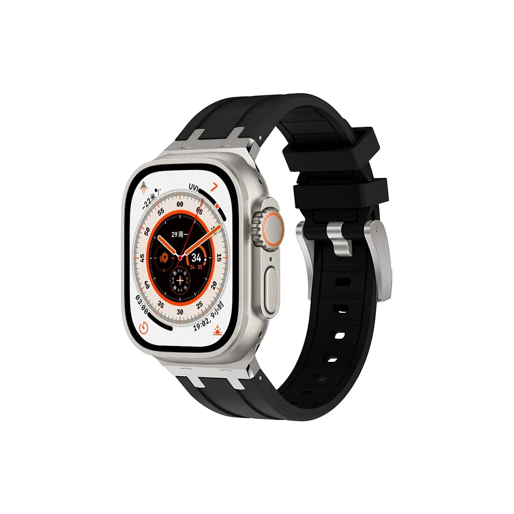 LeYu Ремешок Apple Совместимость Кремниевый Материал