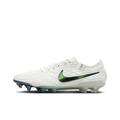 NIKE Jr Legend 10 Футбольные бутсы Низкие Бело-зеленые Мужские