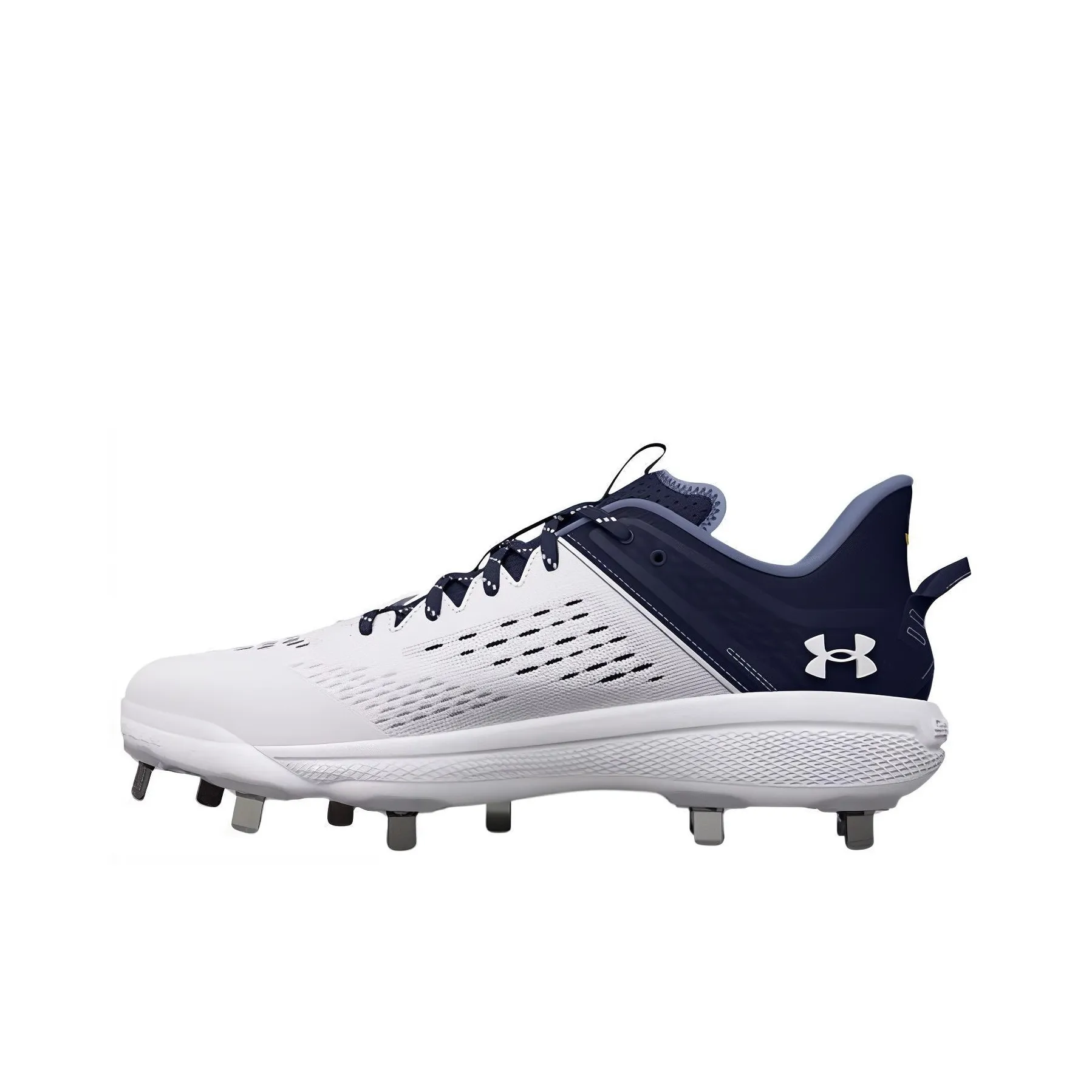 Under Armour Yard Low Mt Baseball Cleats 'White Black'