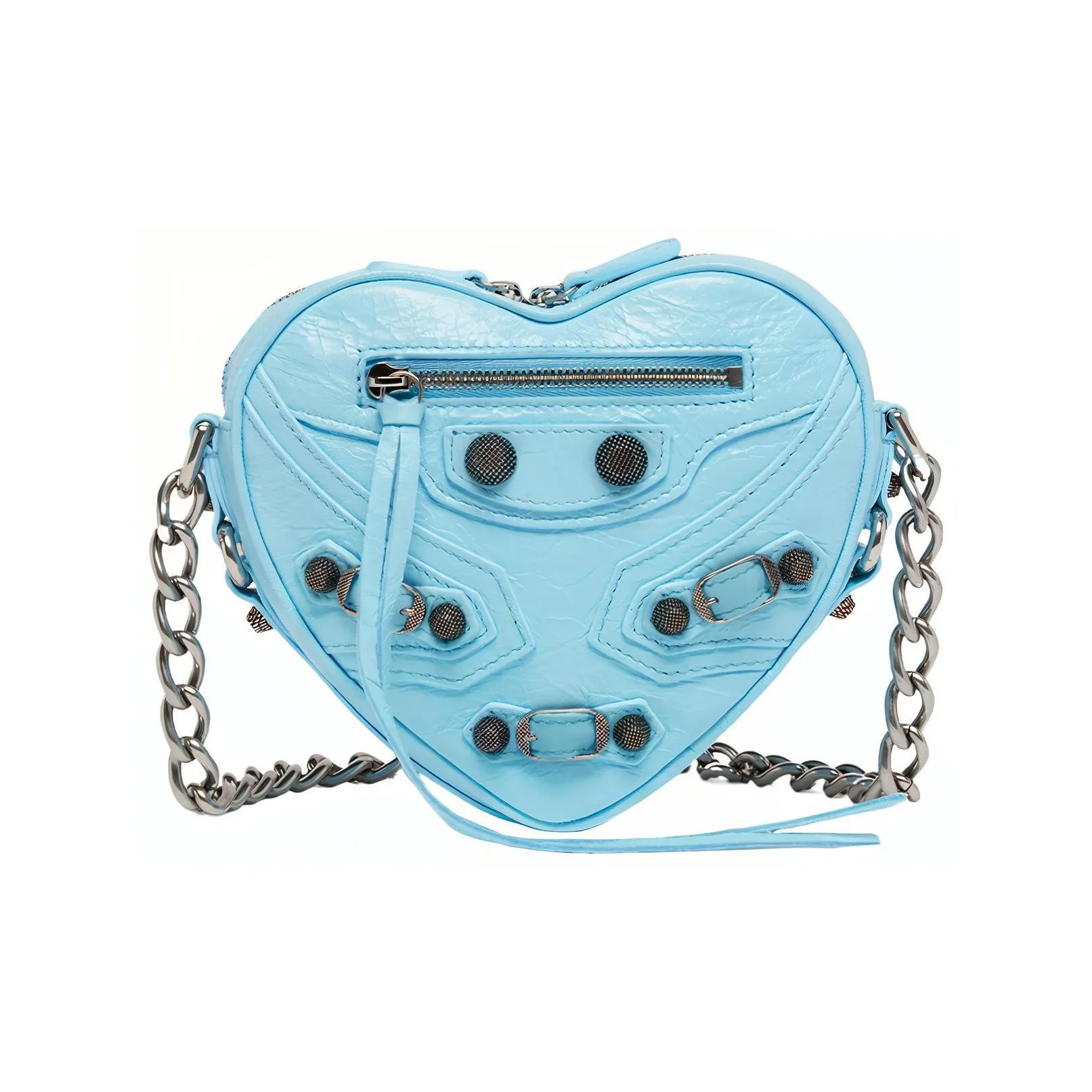 Balenciaga Mini Le Cagole Heart Crossbody Bag