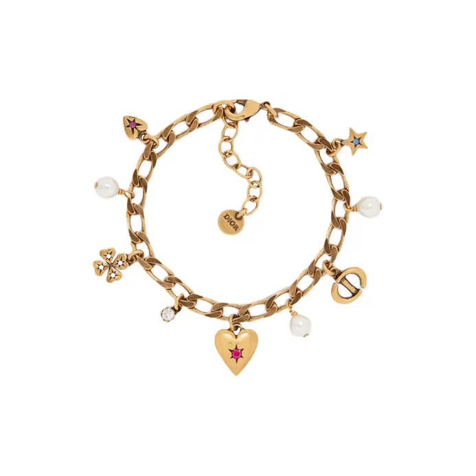 DIOR Metal Bracelets Unisex Gold
