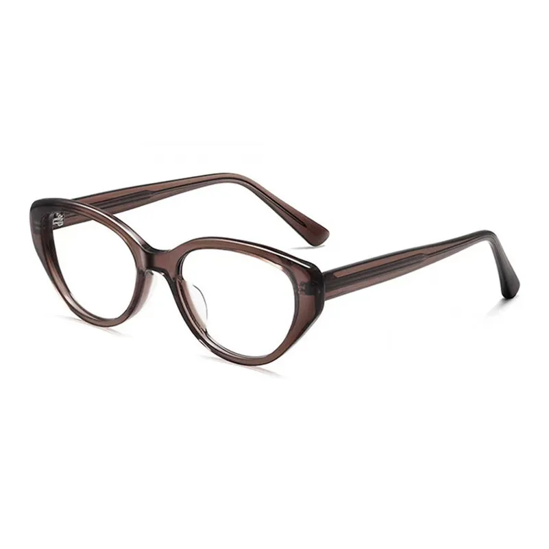 Thunder Pailong Пластина And Металл Кошачий глаз Оправы для очков Женские