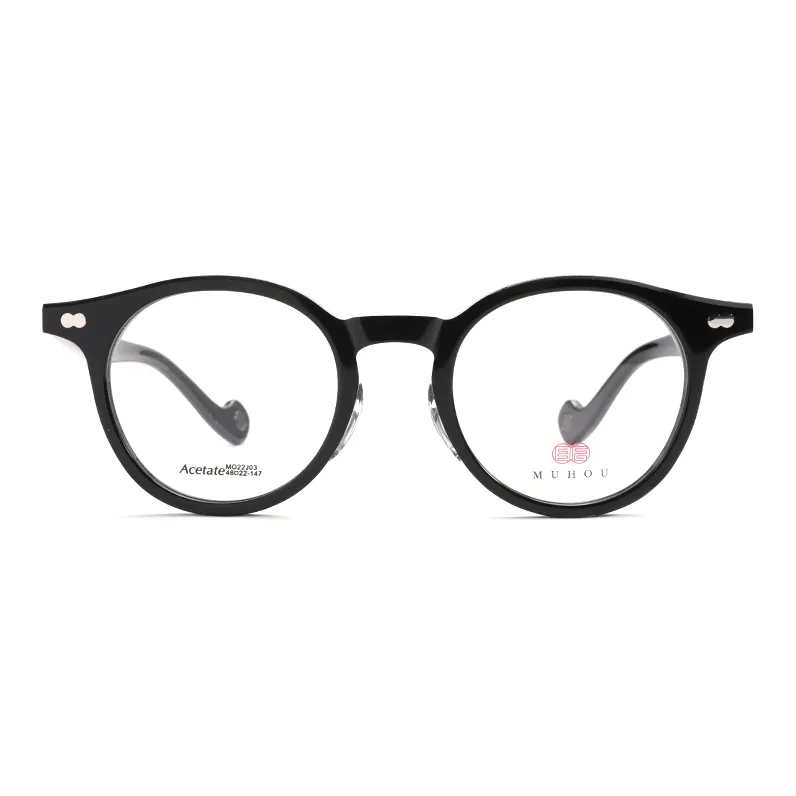 MuHou Пластиковая оправа Круглый Раннее утро Нет Макияж Унисекс