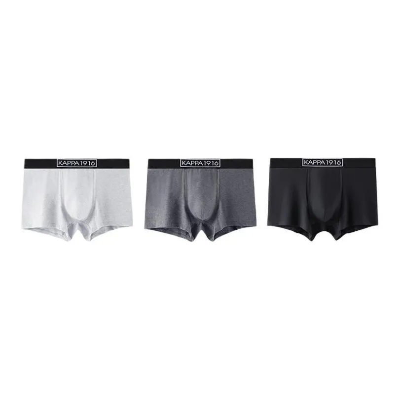 KAPPA Трусы Мужские 3 упаковки Светлый GREY Темный GREY Черный