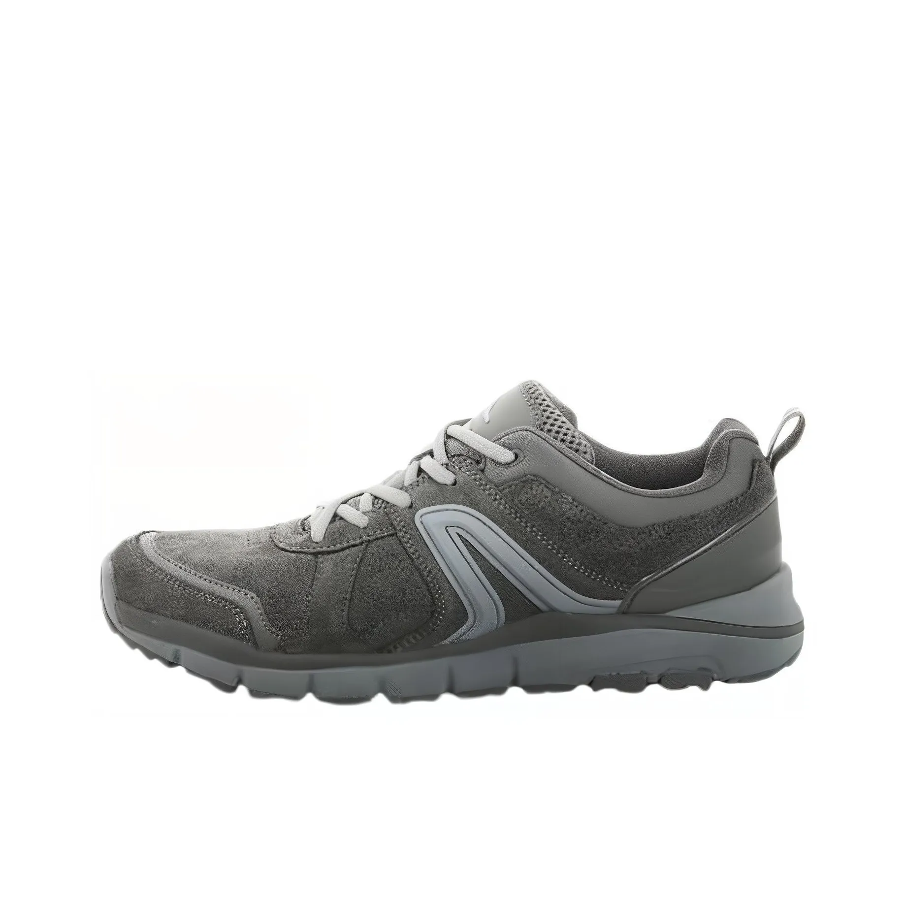 DECATHLON HW 540 FEEL City Commute Abrasion Resistant Breathable Low Top Casual Shoes Men's Gray