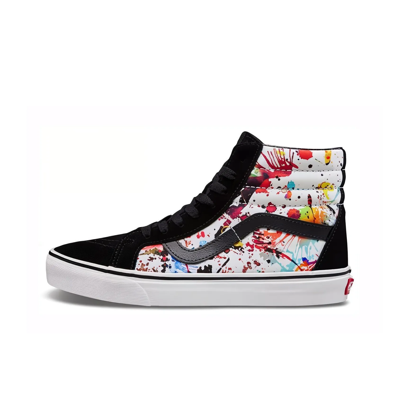 VANS SK8 High Топ Скейтборд Кроссовки Унисекс Черный Белый