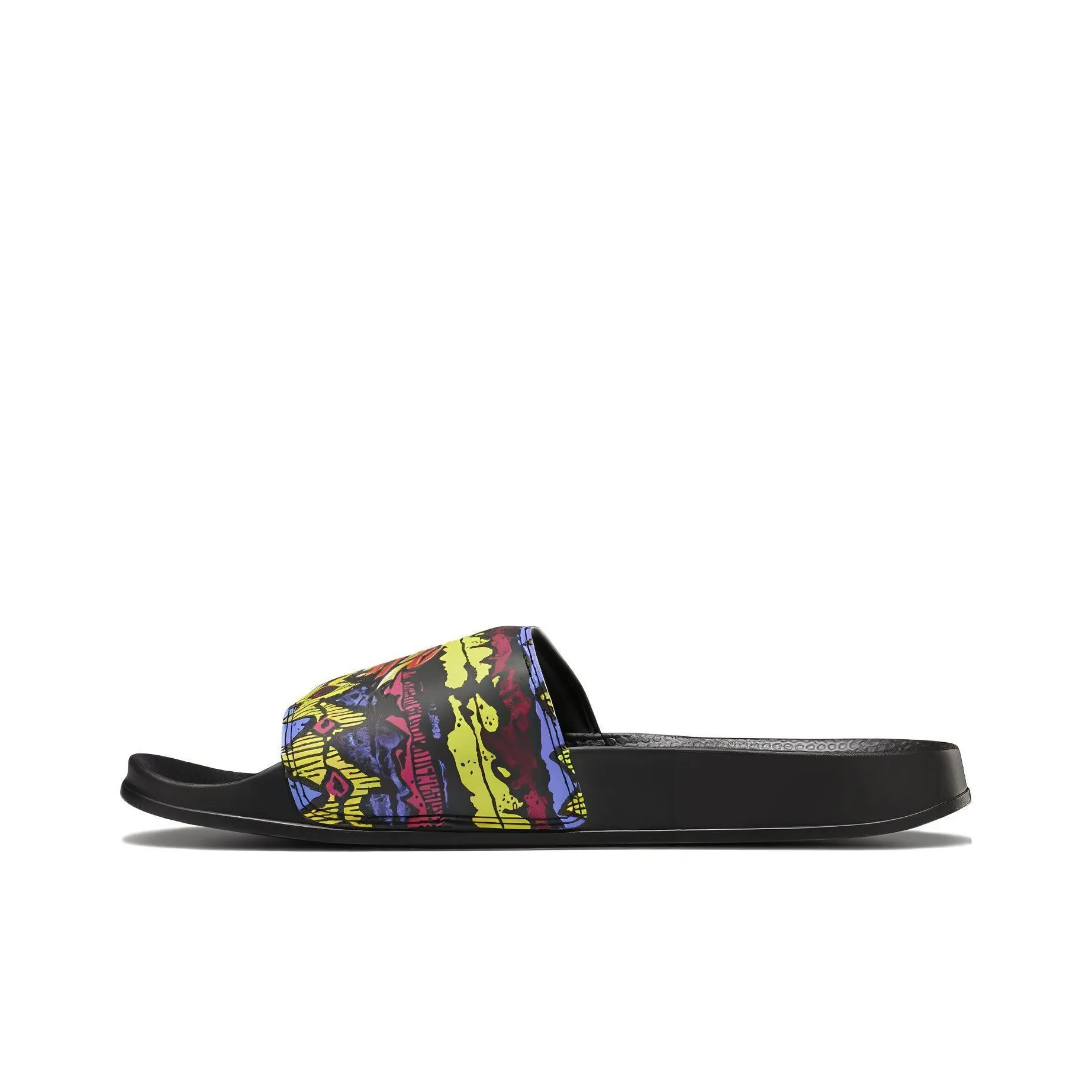 Reebok Street Fighter X Classic Slide 'Train Hard Game Hard   Black'