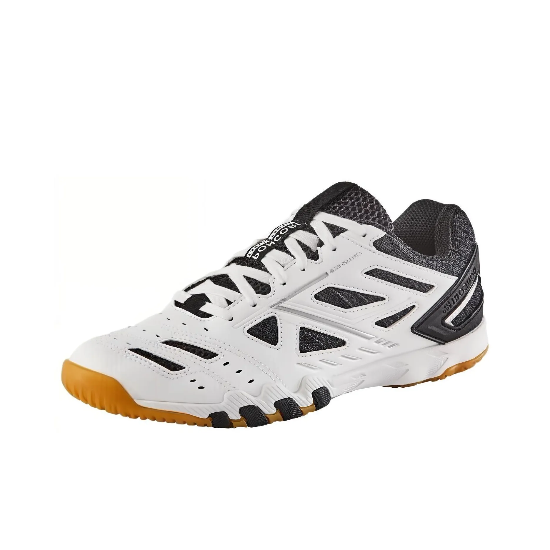 DECATHLON Амортизация Износостойкая Низкая Обувь для настольного тенниса Унисекс Черный Белый