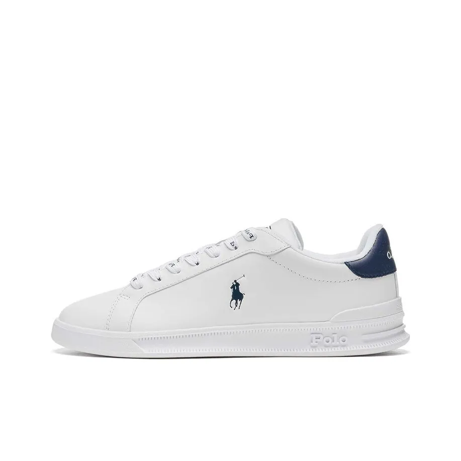 Polo Ralph Lauren Logo Embroidered Lace Up Sneakers