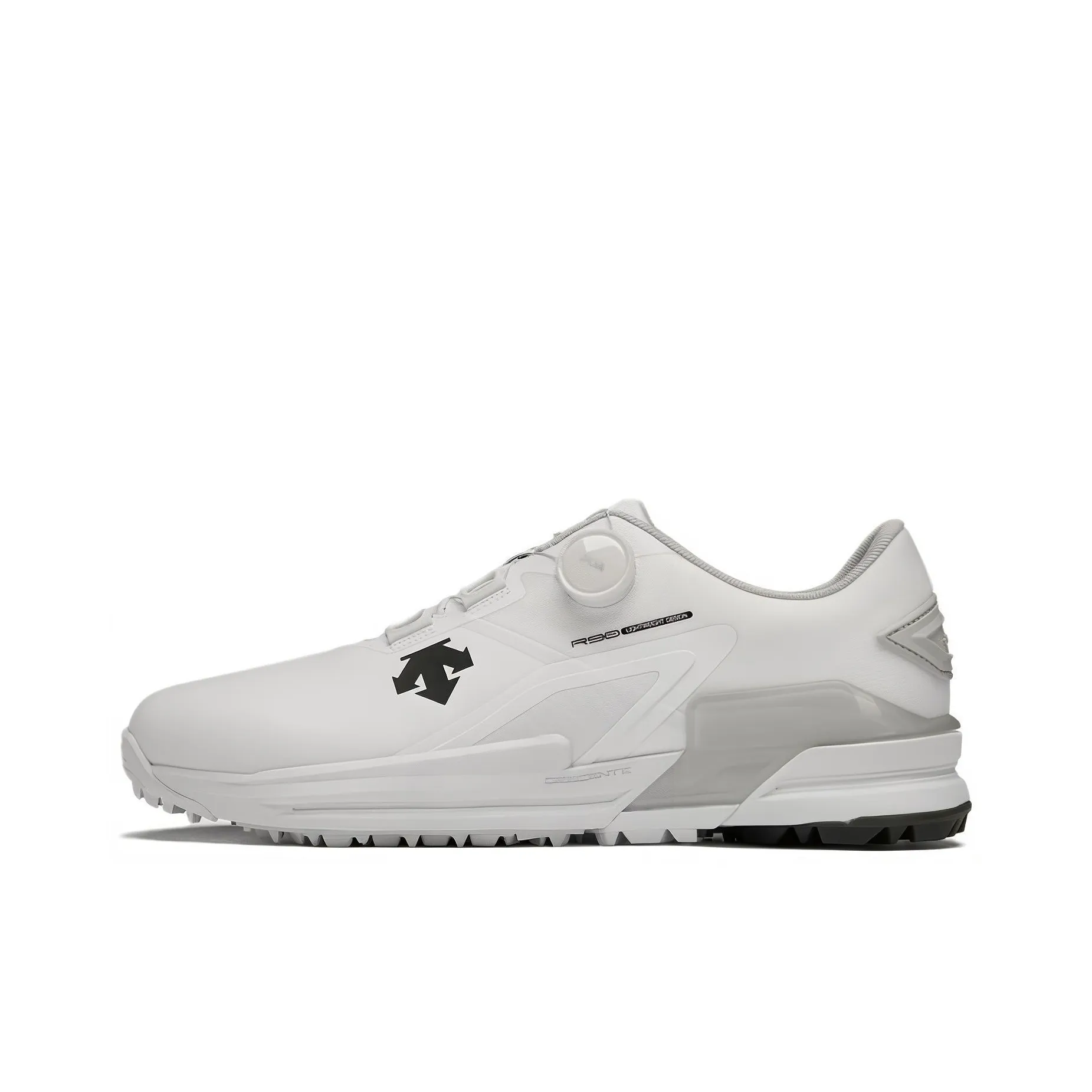 DESCENTE GOLF Series Boa Shock Absorbers Low Top Golf Shoes Men's White