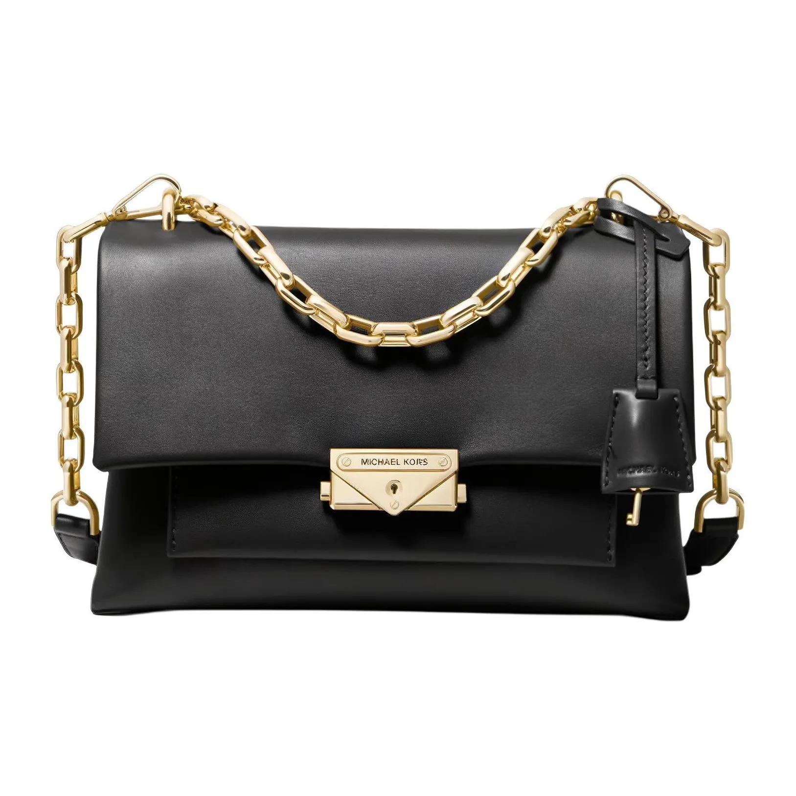 MICHAEL KORS Cece Leather Shoulder Bag Crossbody Bag Medium Size Women's Black