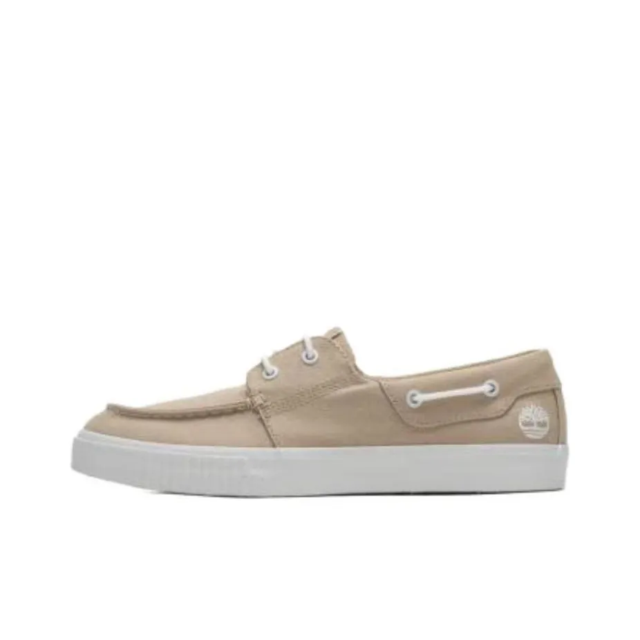 Timberland Logo-embroidered Boat Shoes