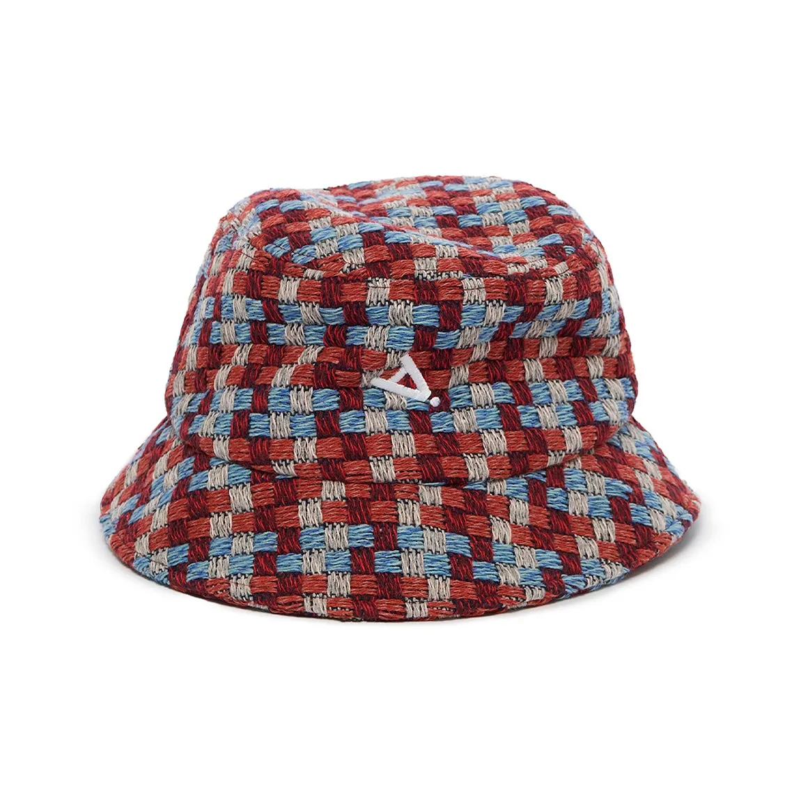 Ideeaideea Хлопок Большая окружность головы Тонкое лицо Унисекс Красный синий Клетка Ткань