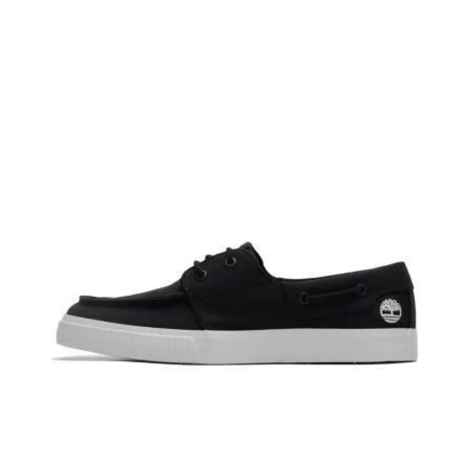 Timberland Low Lace Up Sneakers 'Black Canvas'