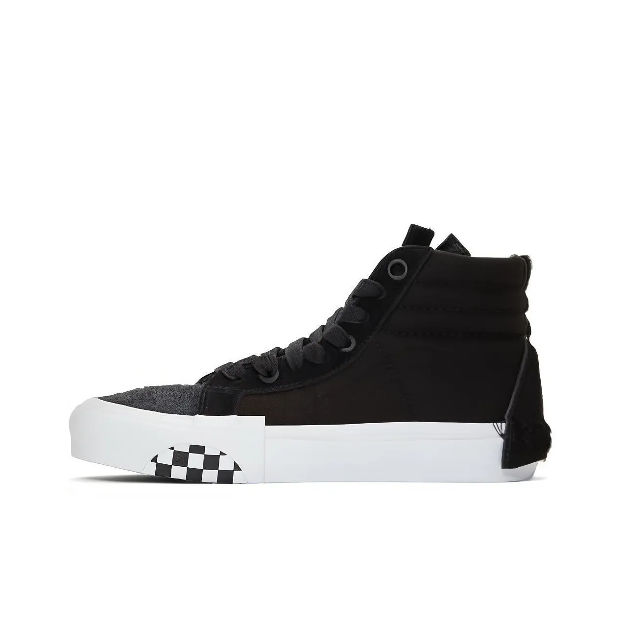 Vans Sk8 Hi Cap Pony Black Checkerboard