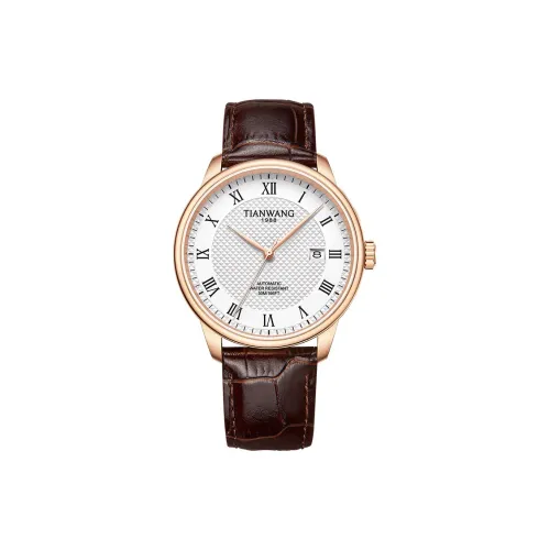TIAN WANG Механические часы Movement для мужчин Kunlun, 42mm*42mm*11,5mm, белые