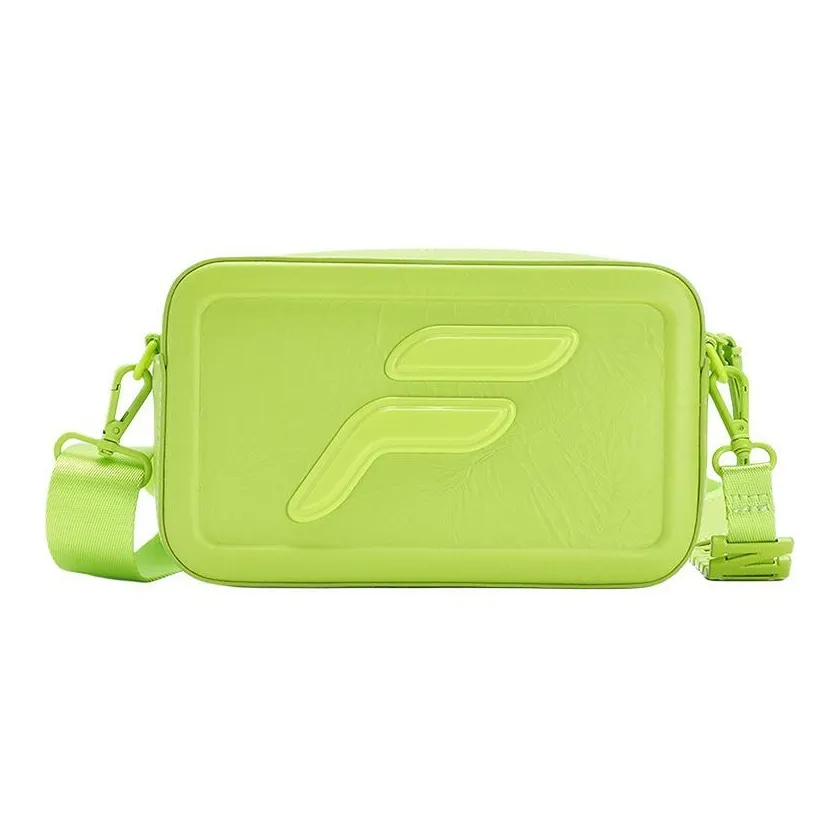 FILA FUSION Полиуретан Camera Сумка Сумка через плечо Экстра Маленькая Унисекс Флуоресцентный Желтый Зеленый