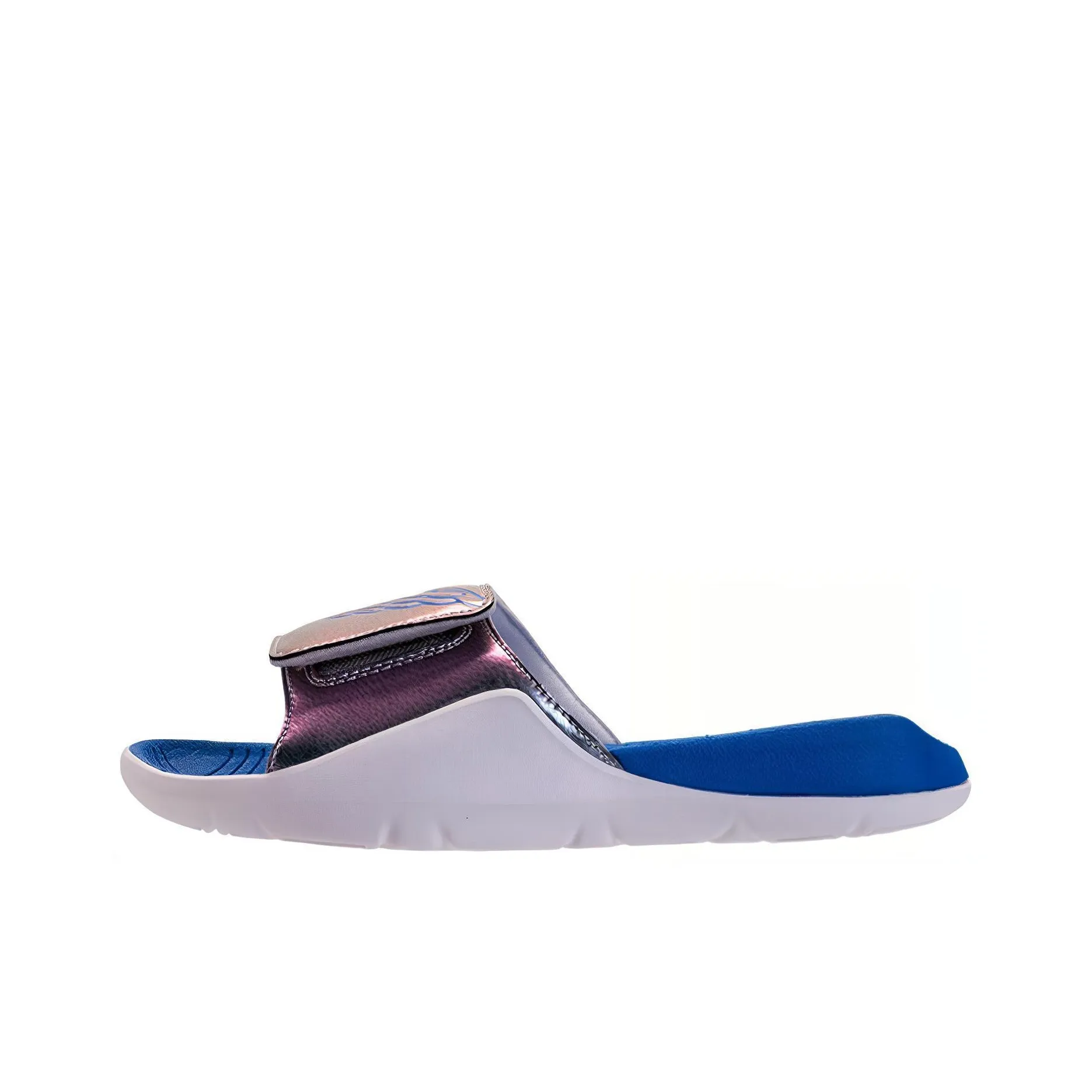 Air Jordan Hydro 7 Slides 'Wings Grey Royal' Gs