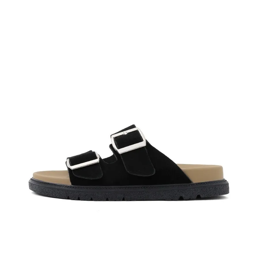Uncle's House Rubber Sole Slip Resistant Abrasion Resistant Slide Slippers Women's
