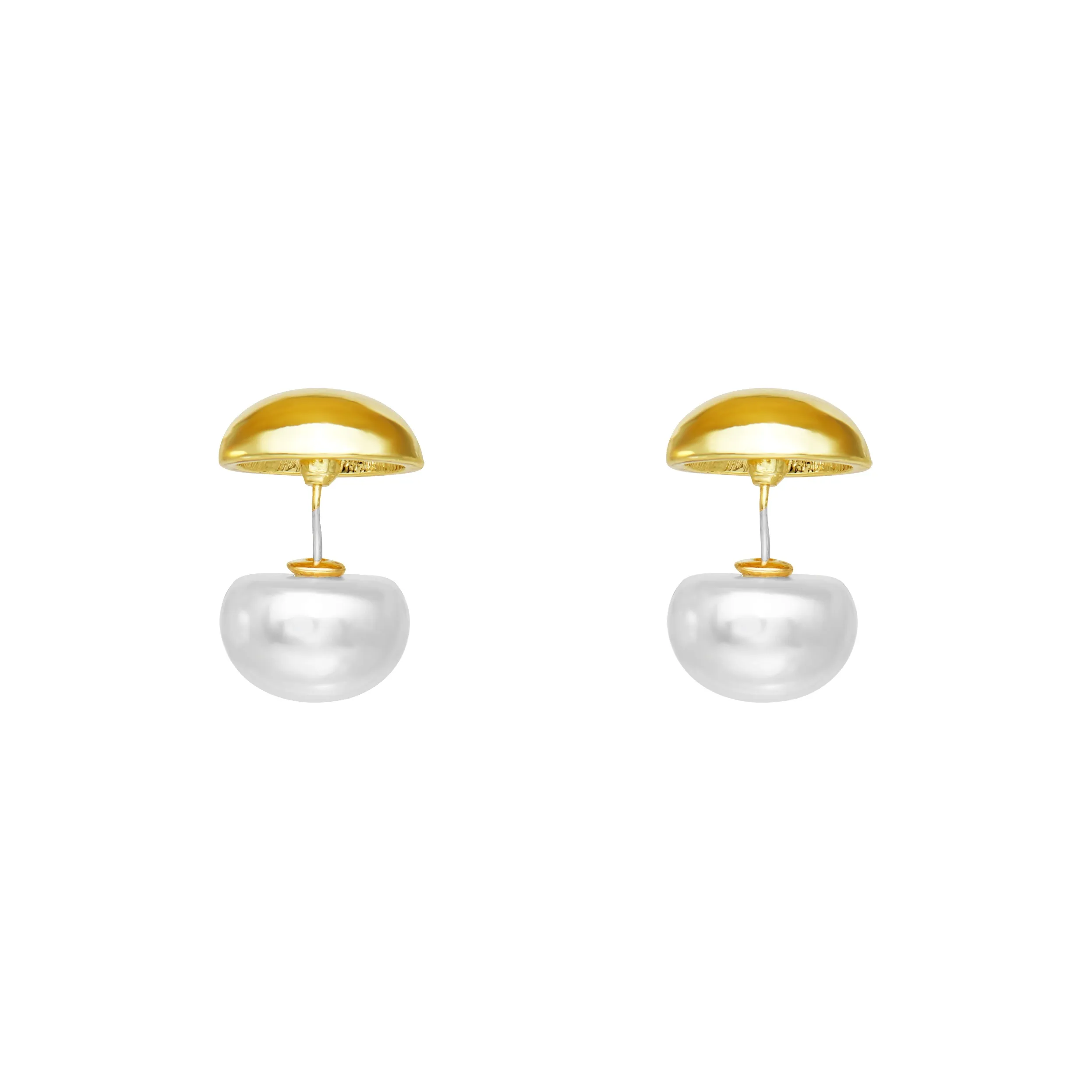 Anxious Серебро S925 Серьги-гвоздики Женские Золото