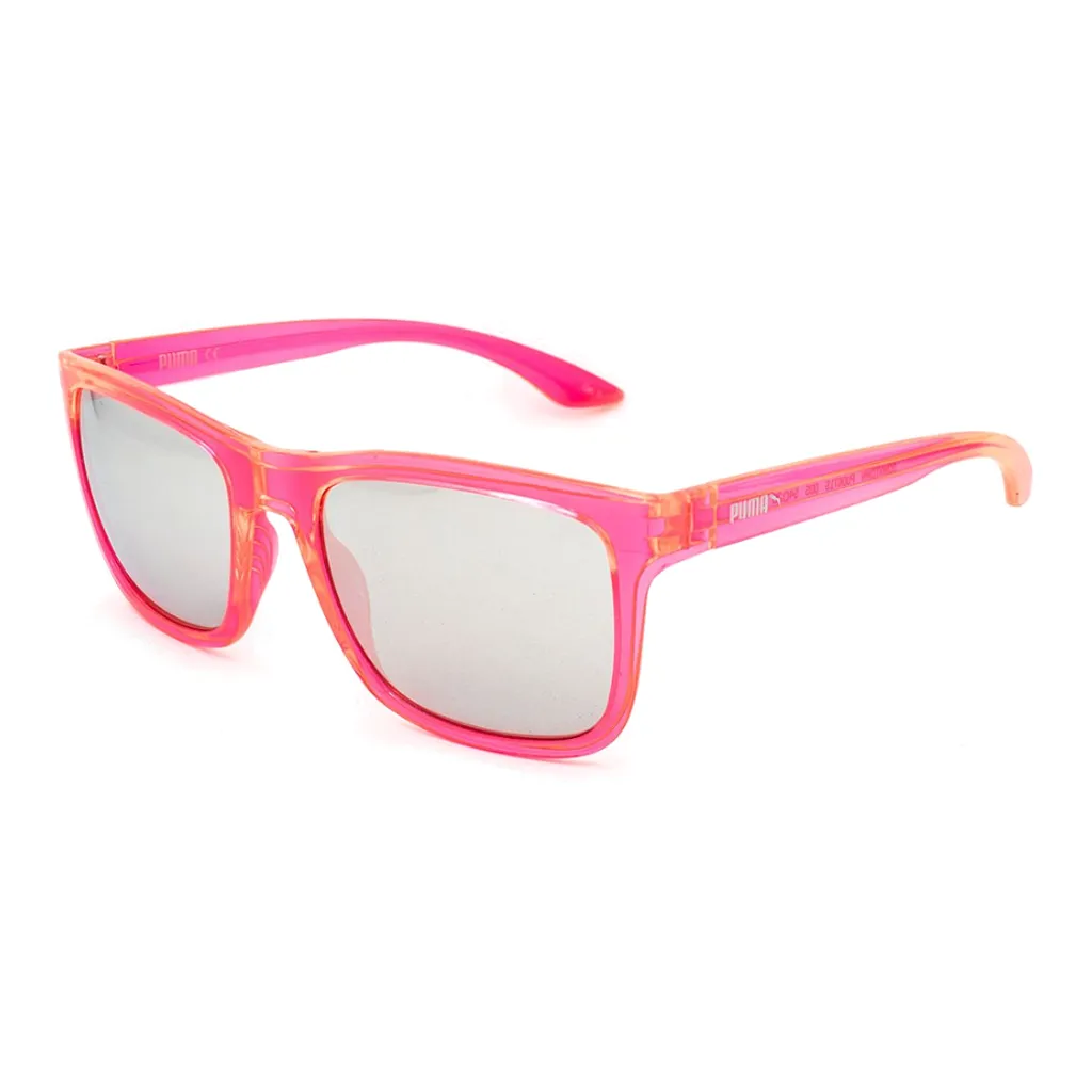 PUMA Plastic Rectangular Sunglasses Unisex Pink