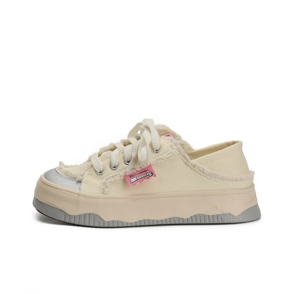 Zun'er Quick Dry Lightweight Height Increasing Low-Top Canvas Shoes Unisex